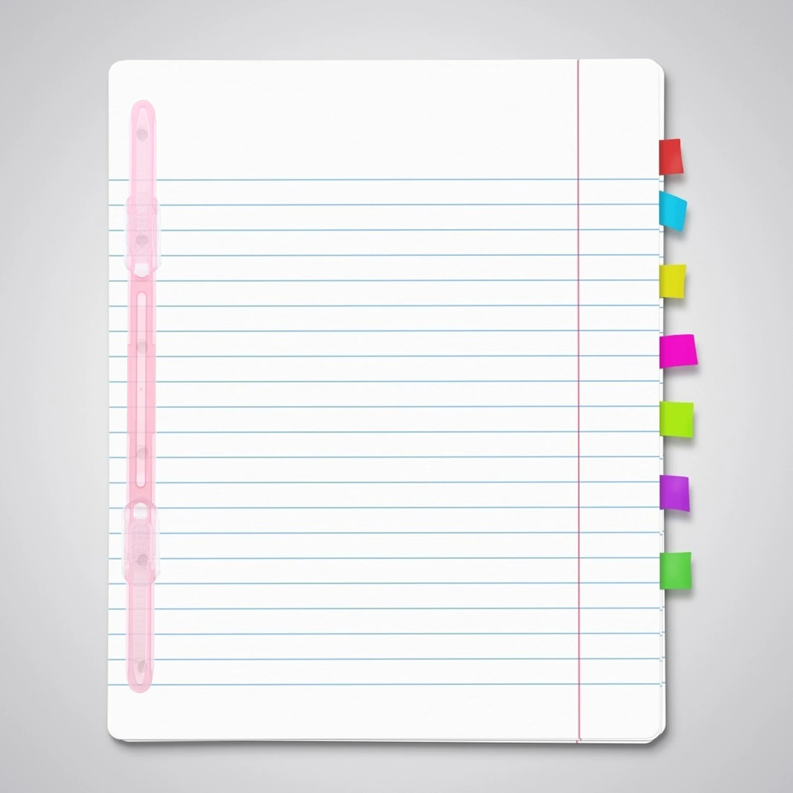 Plastic Bookbinding Clips Loose-Leaf Binder Clip Practical Paper Clip Paper Fasten Storage Paper File Clips