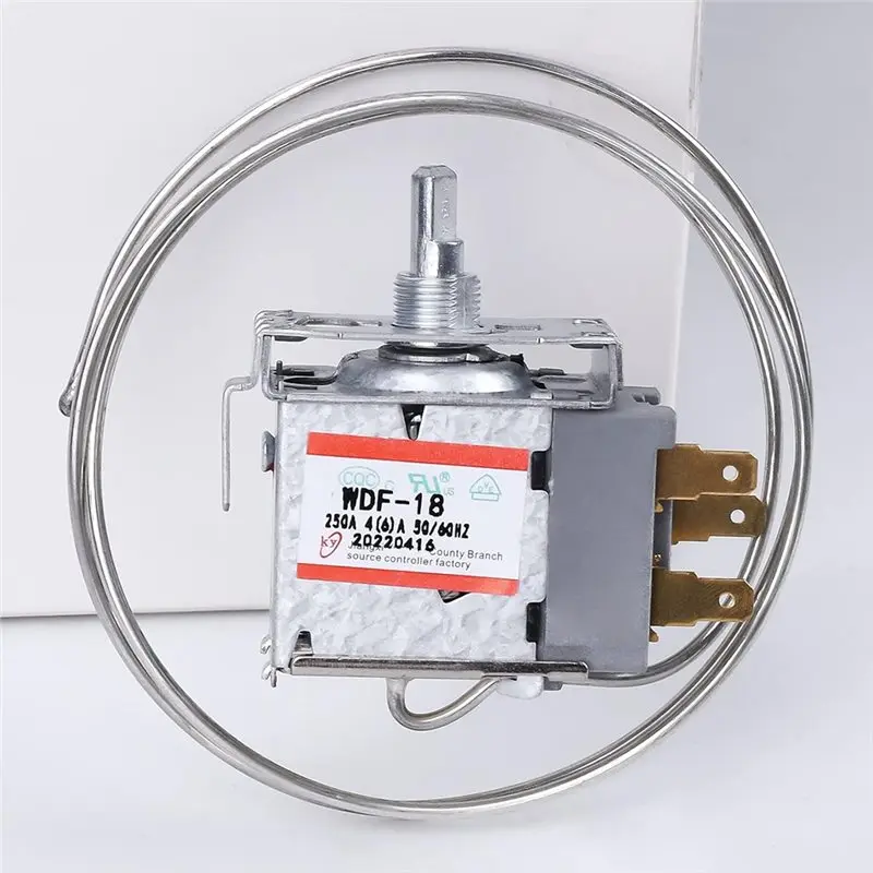 M04K Universal Fridge Thermostat, Mini Fridge Thermostat WDF-18 250V 50/60Hz Refrigerator Controller