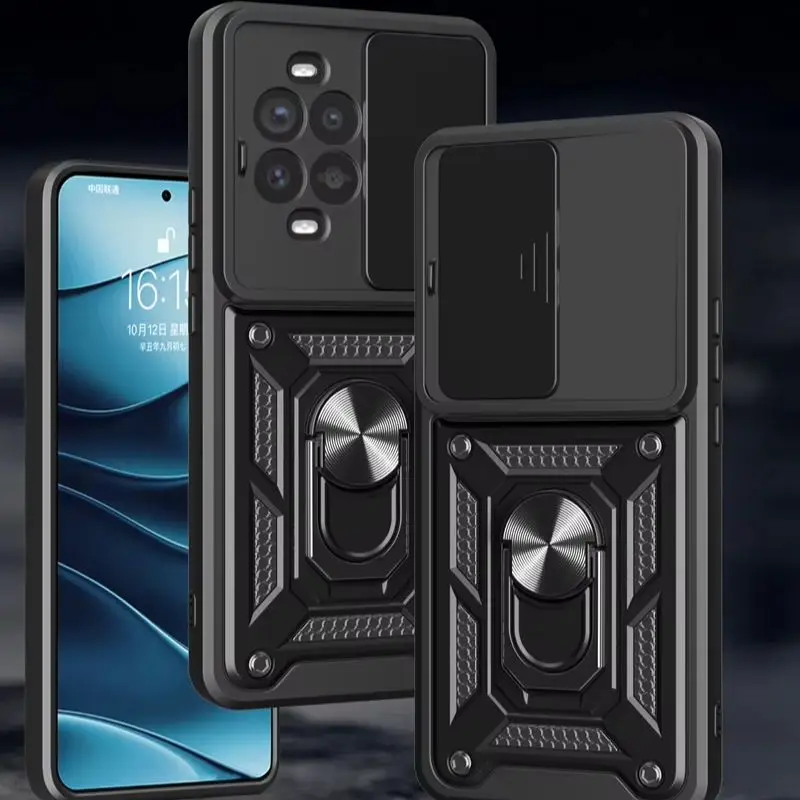 

Armor Ring Stand Funda For Huawei Nova 13 Pro Nova 13 5G Case Shockproof Slide Lens Protect Phone Cover for Nova13 Nova13Pro