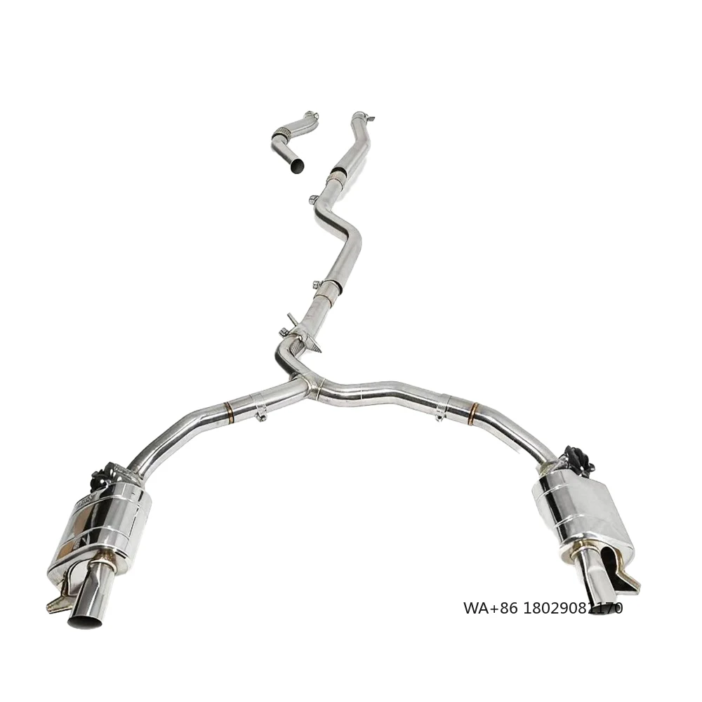 

Выхлопная труба из нержавеющей стали с клапаном Cat-Back выхлопная труба — совместима с двигателем GT43, GT53, E53, CLS53, GLS53, (M256 3.0T)