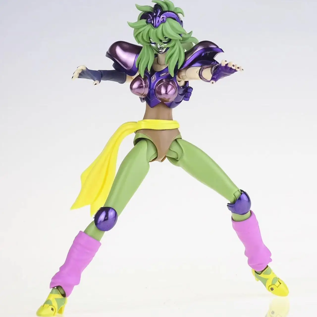 In Stock GoodTony Saint Seiya Myth Cloth EX Ophiuchus Shaina Silver Athena Saints Knights of the Zodiac Action Figure Model