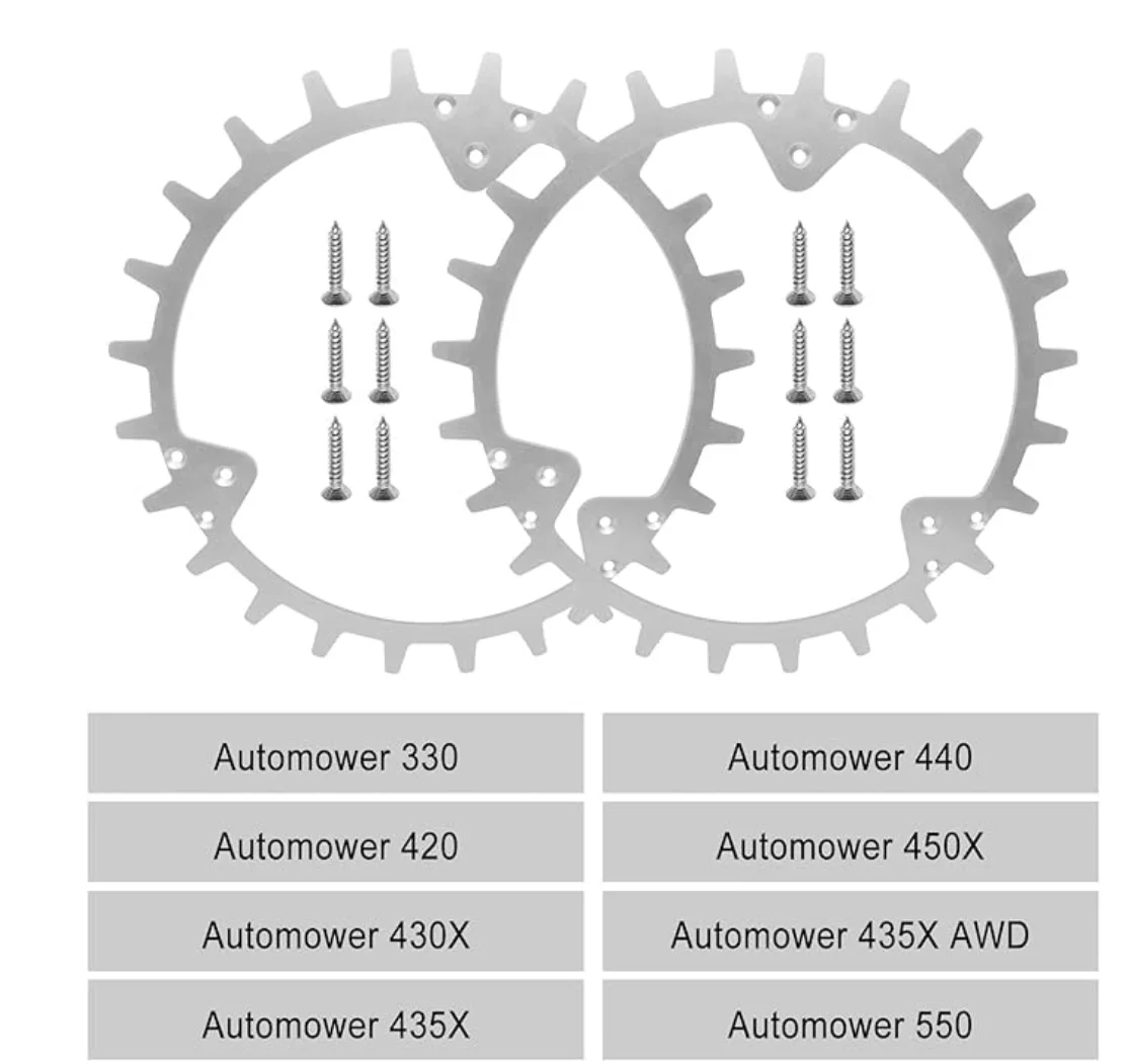 Imagem -04 - Picos Robóticos para Husq-varna Automower Melhoria da Tração 330 420 430x 435x 440 450x 435x Awd 550