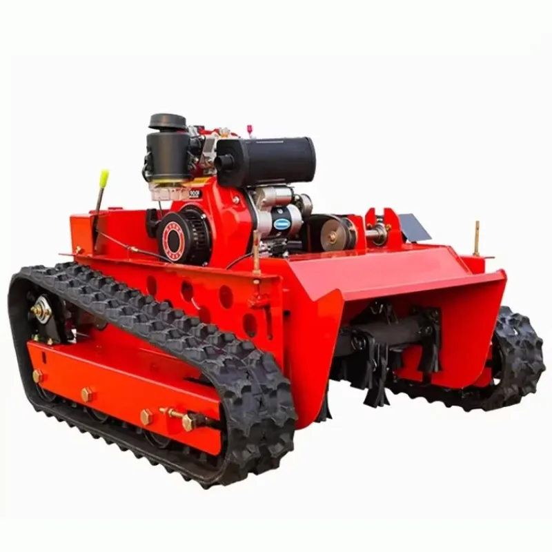 Remote Control Crawler Mower Multi-Function All Terrain for Garden Orchard and Land Clearing