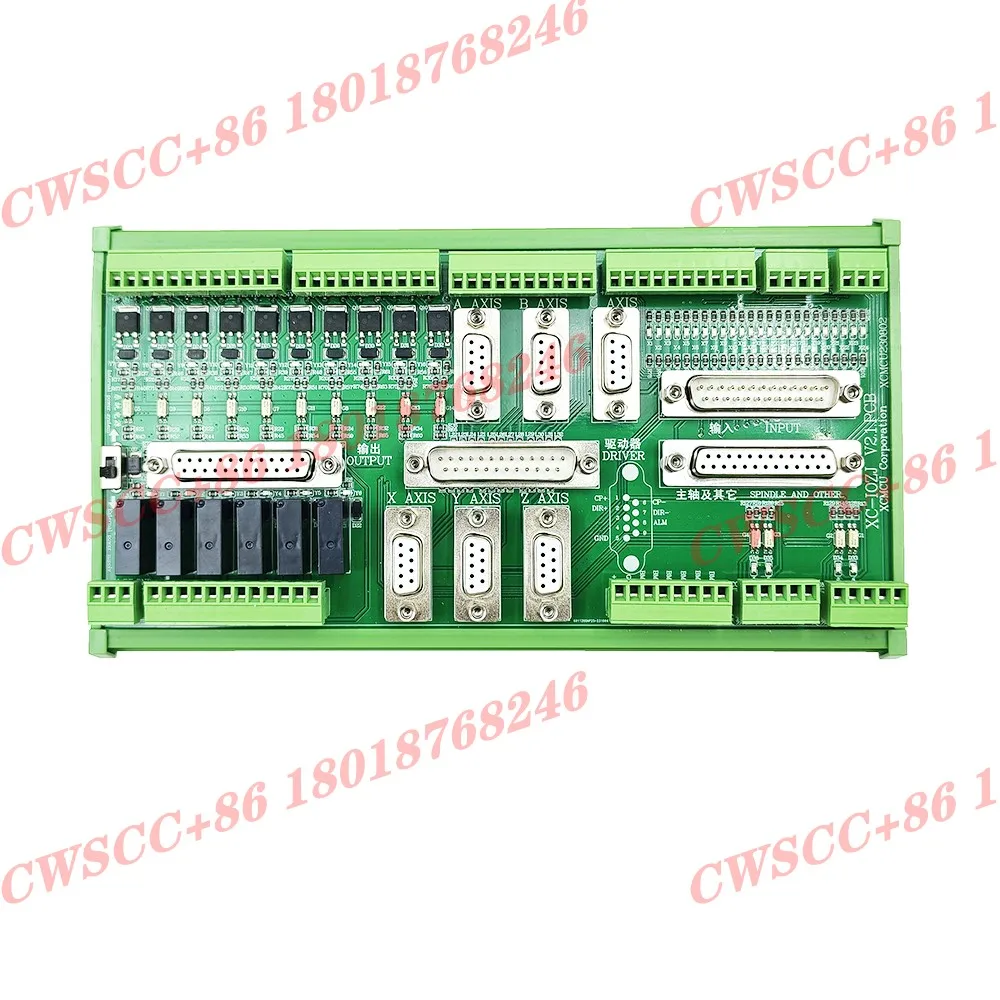 

Integrated Adapter Board Io Board With 4pcs Db25 Parallel Port Cable For Xc609m Xc709m Xc809m Xc609d Xc709d Xc809d Xc609t Xc809t