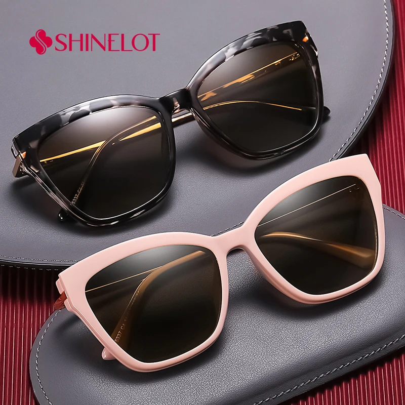 

95337 Magnetic Clip on Sunglasses UV400 Polarization Sun Glasses Female Shades Outdoor Cat Eye Party Glasses