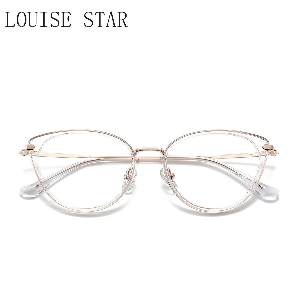 Cat's Eye Elliptical Eyes Frame Gradual Frame Glasses Women's Prescription Myopia Glasses Frame Glasses Women Optical