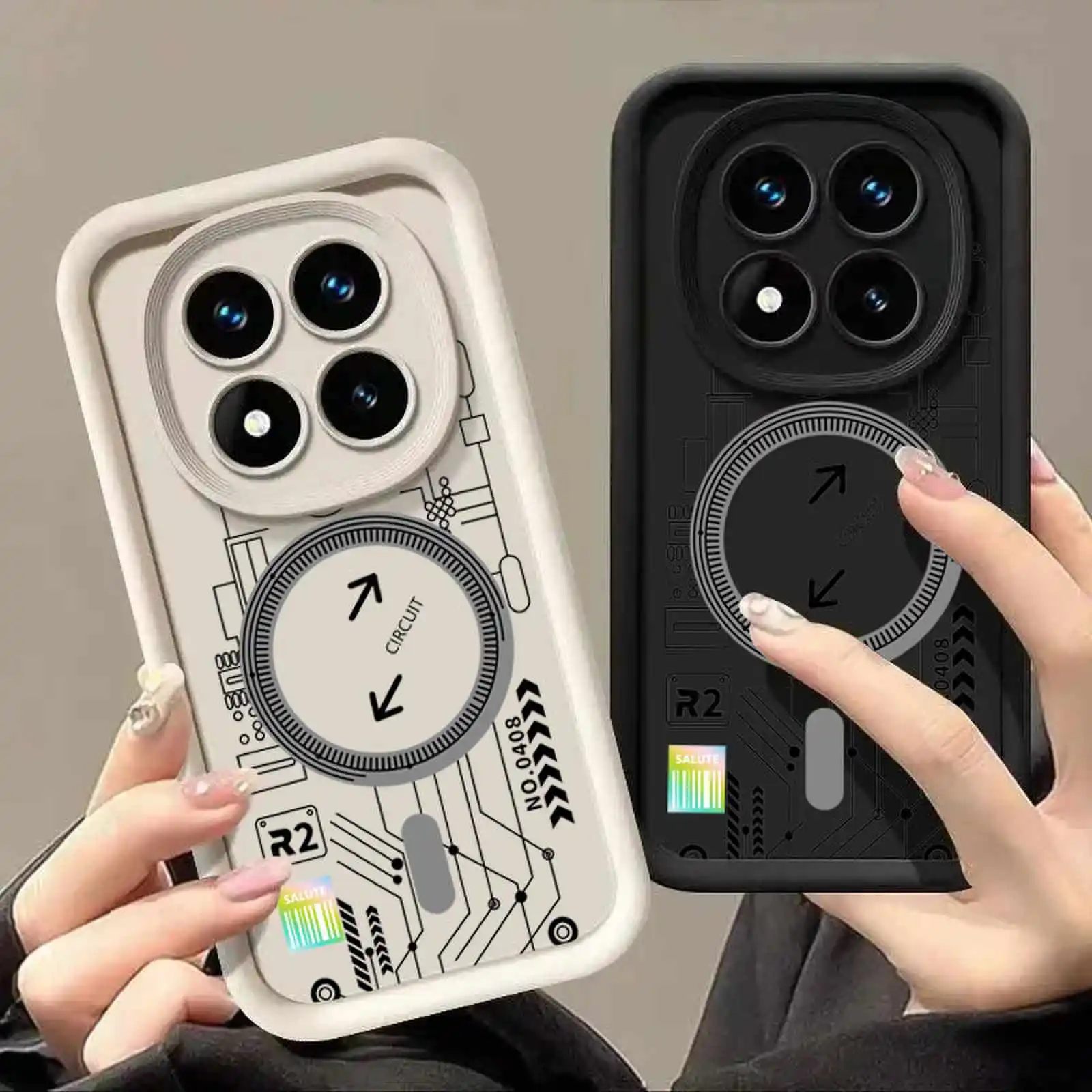 غلاف الهاتف لهاتف Redmi Note 15 15R 15 5G حافظة Redmi Note 15 Pro 15 Pro 5G 15 Pro Plus حافظة متينة مقاومة للصدمات H03