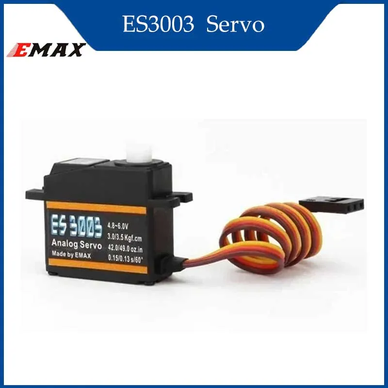 

EMAX ES3003 Plastic Analog Servo 17.5g Waterproof Servo with Gears for Car Helicopter Boat Airplane Accessories RC