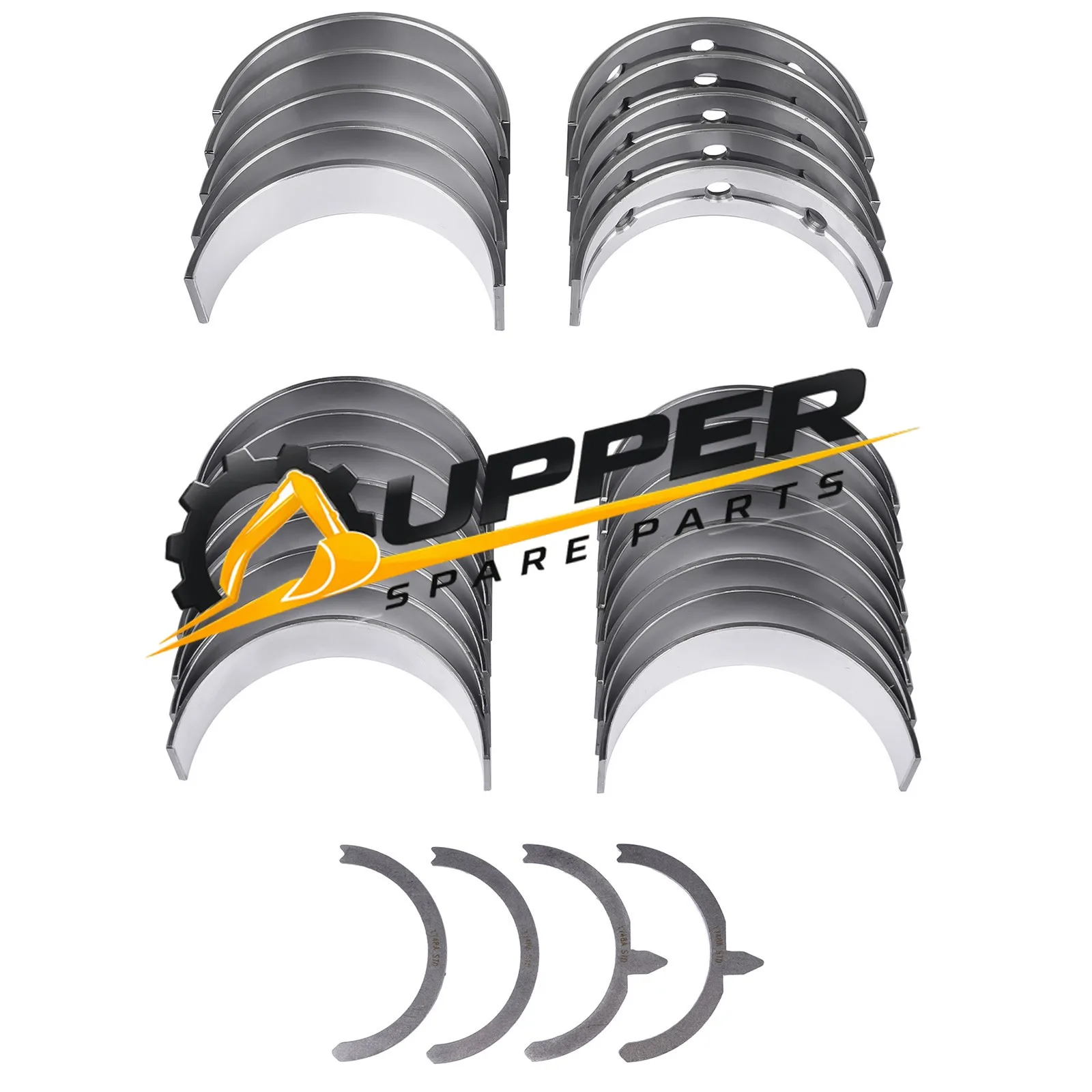 Crankshaft Bearings For 07-21 Toyota Sequoia Land Cruiser Lexus LX570 3UR 5.7 V8