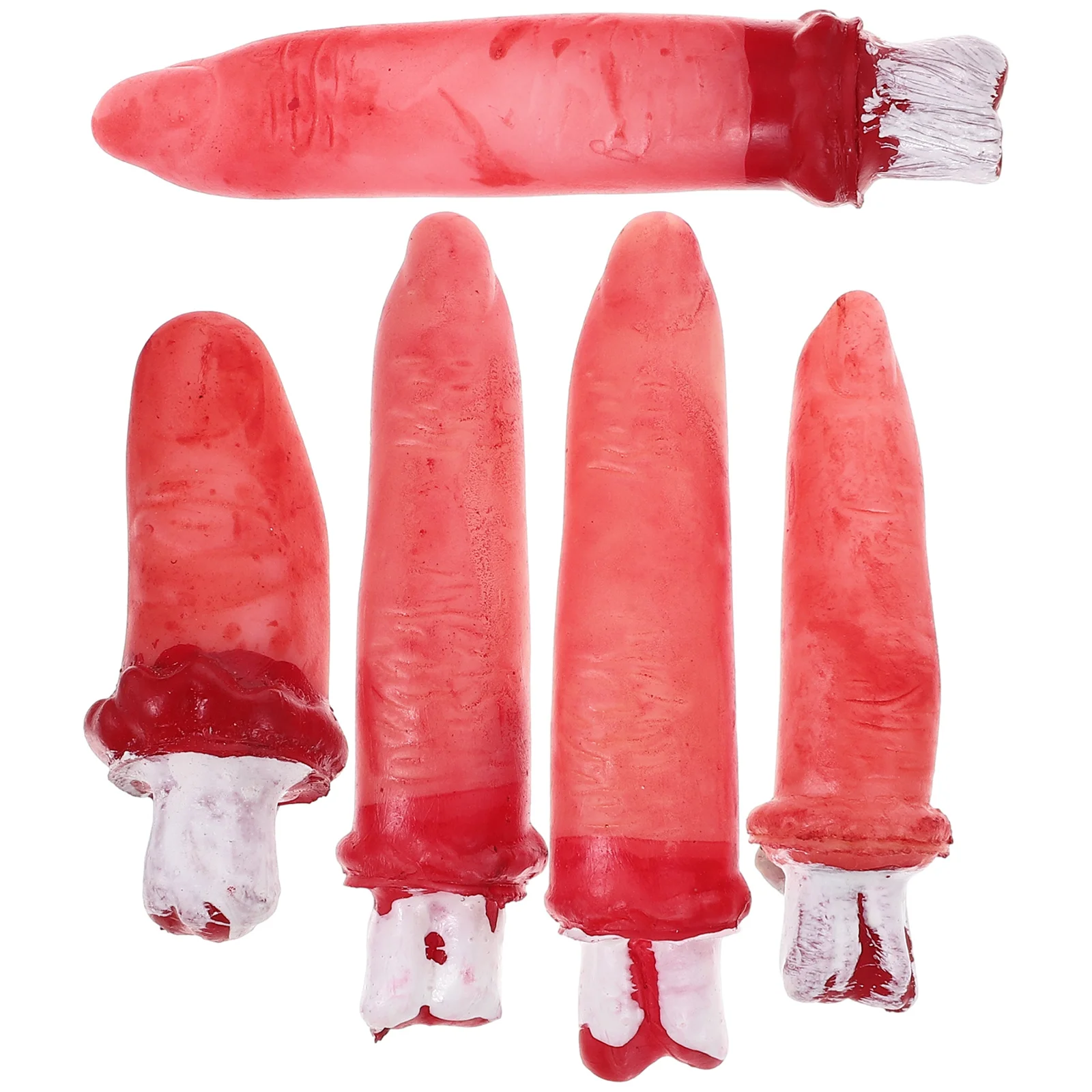 

10 шт. реалистичных имитаций сломанных пальцев для Хэллоуина, реквизит для вечеринок в стиле ужасов, подвесные украшения для дома с привидениями, портативные