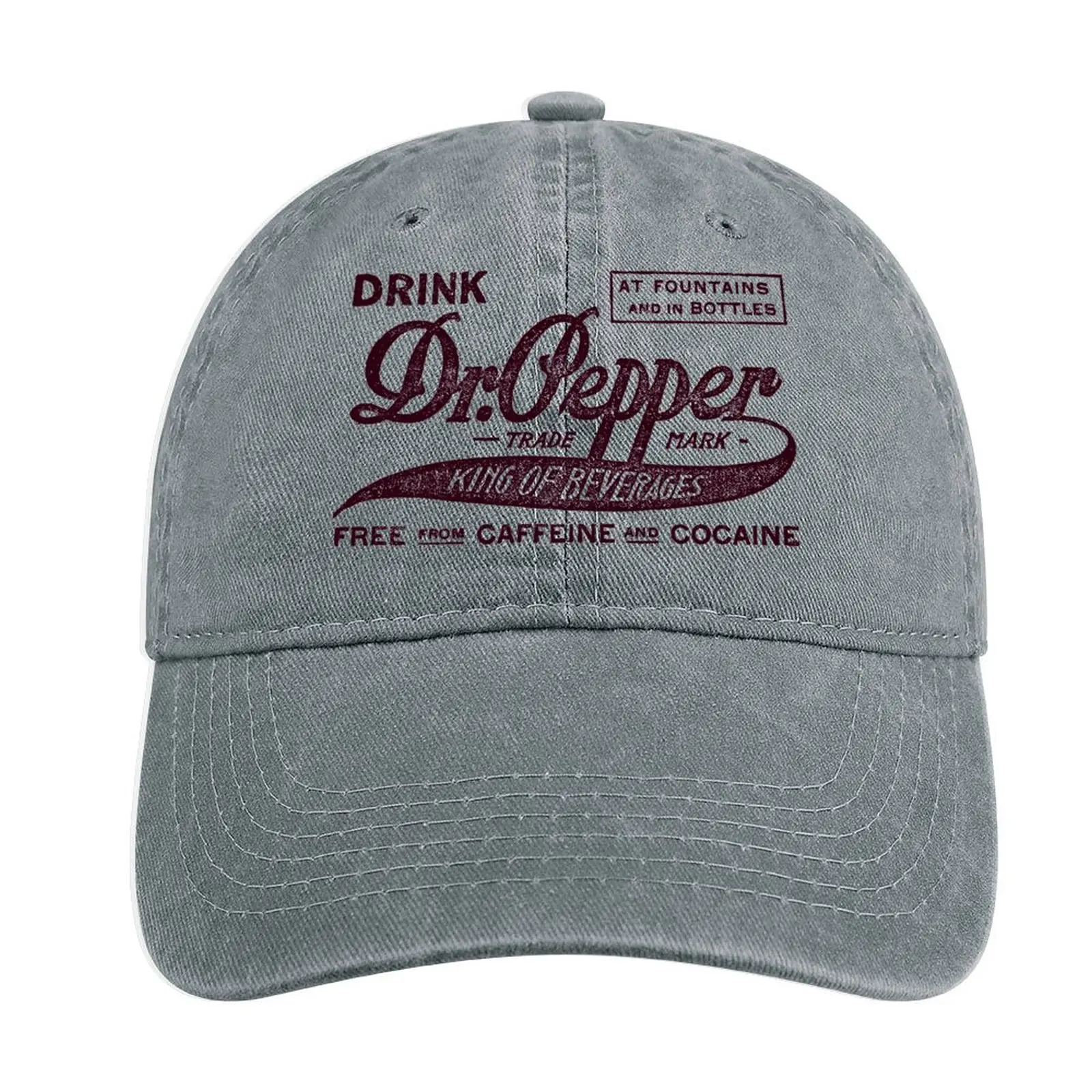 Dr. Pepper - King of Beverages Cowboy Hat Male custom hats Male Cap Women'S