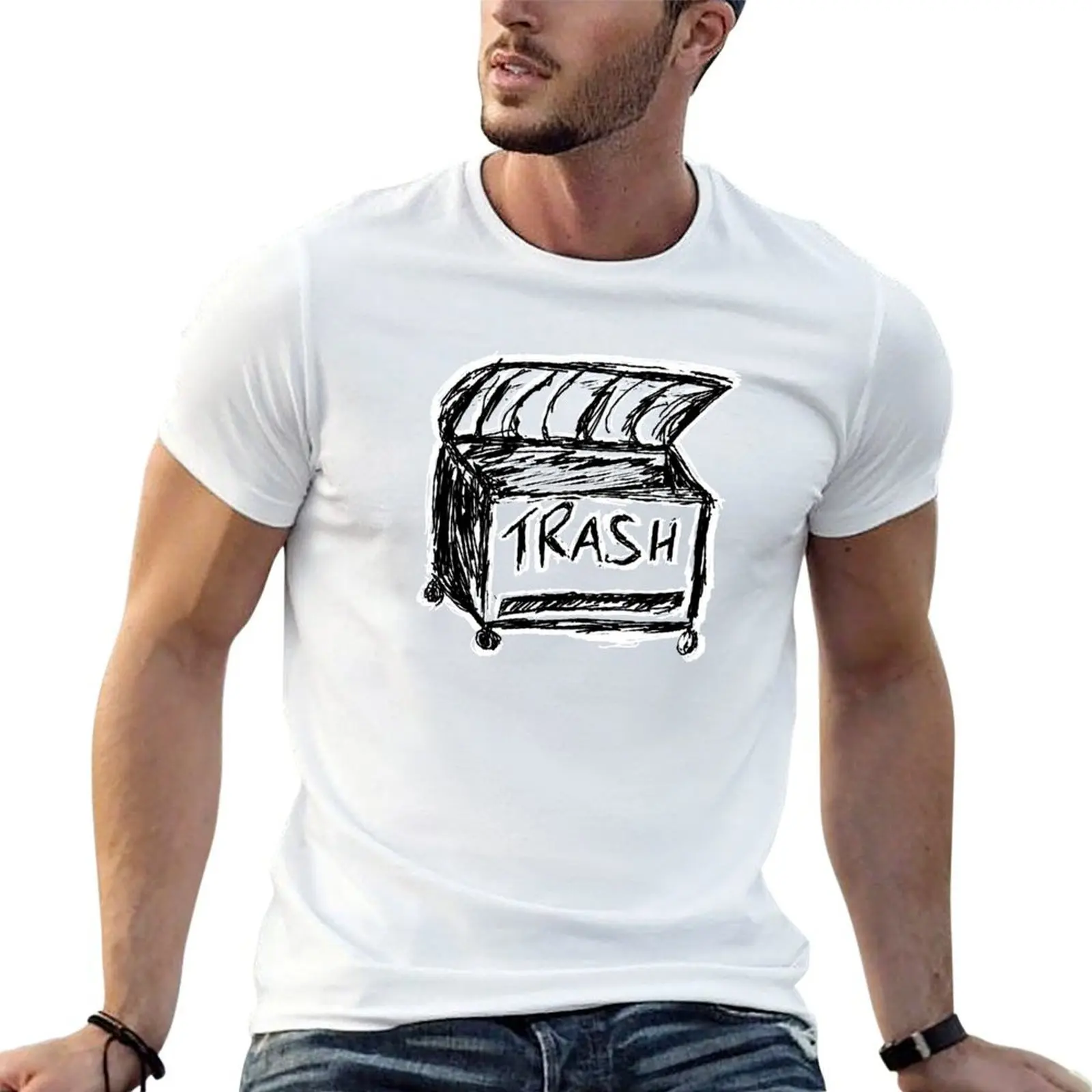 

Trash Box T-Shirt man t shirt cotton cotton t shirt pack graphic t shirts for man T-shirt