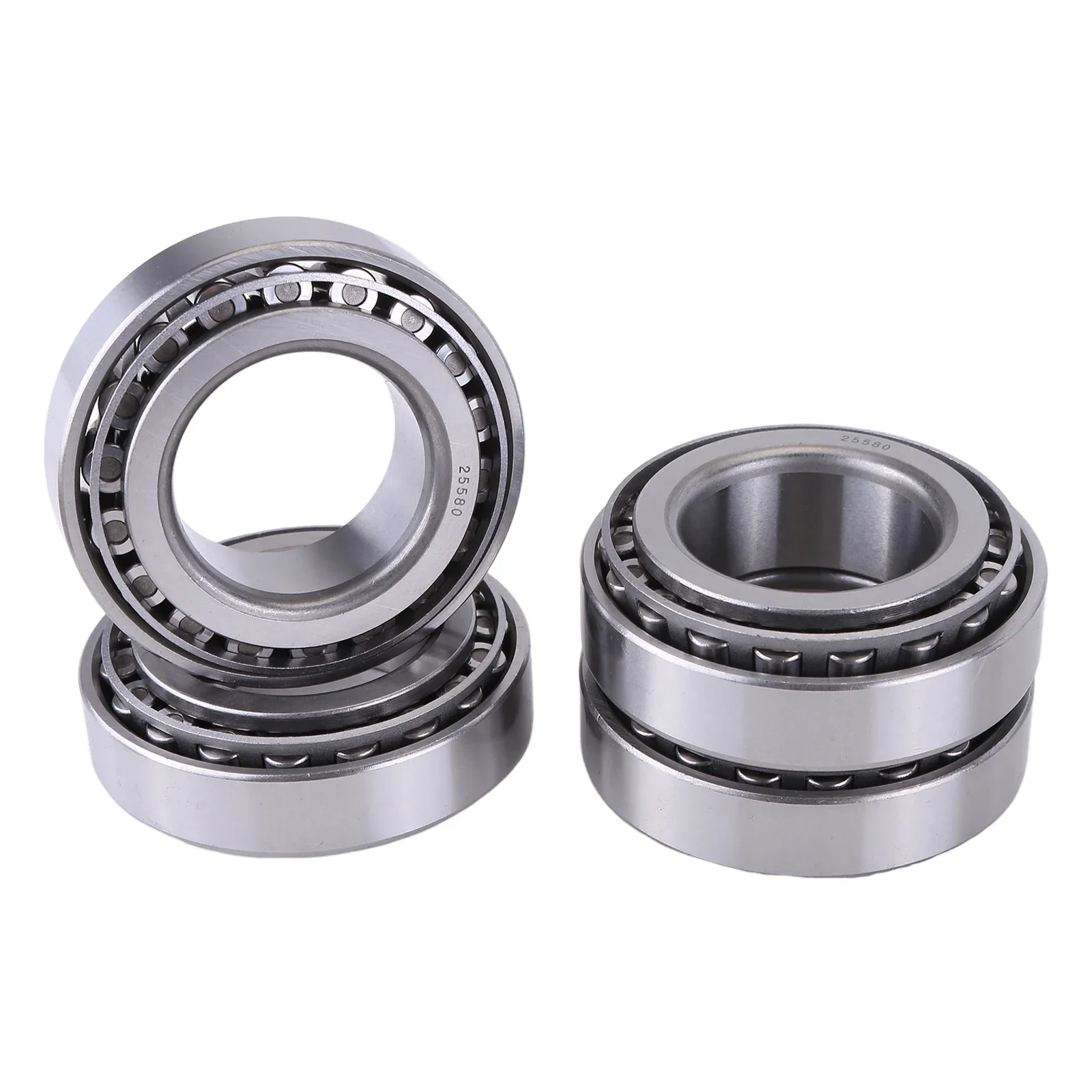 

4Pack Trailer Hub Wheel Bearing Kits 14125 25580 8 Lug 6000-7000lb Axles