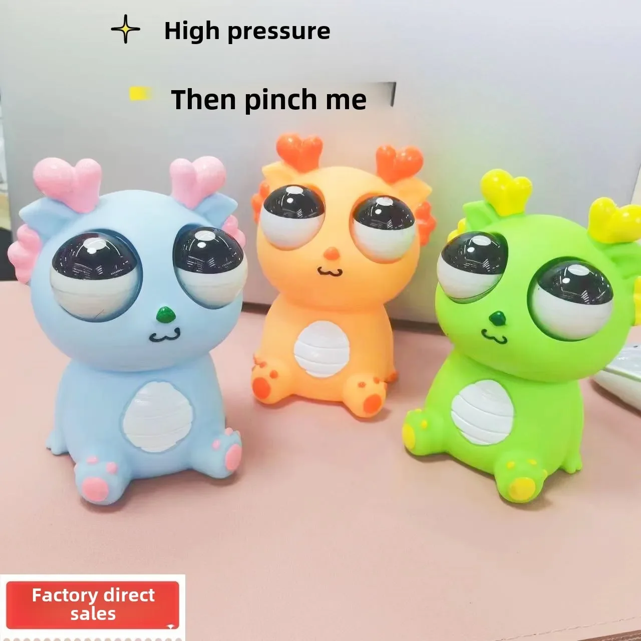 Squeeze Toy with Dragon Year Design, Fun Novelty Toy to Relieve Stress squishy toy