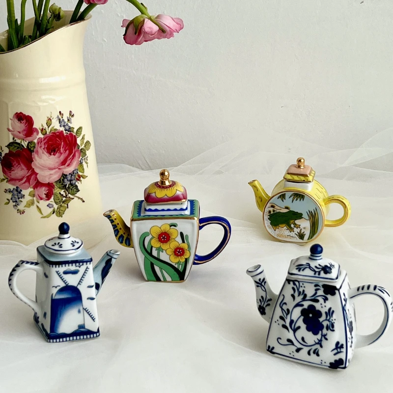 Collector's Edition Export Old Goods Australian Brand Mini Kettle Ceramic Jug Trinkets