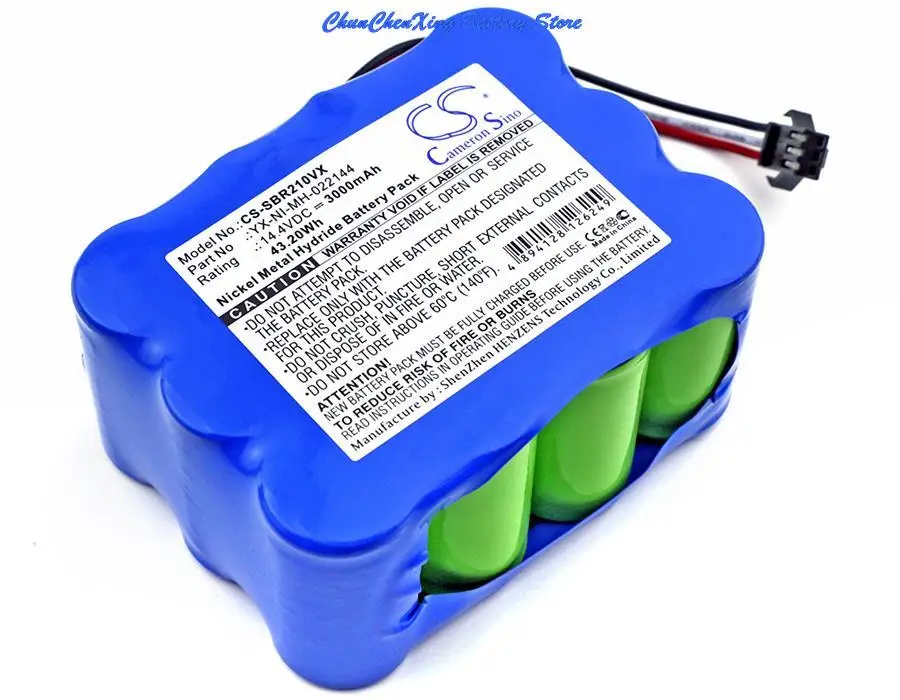 Cameron Sino 3000mAh Battery for Samba XR210, For Wisdom Z520, For Infinuvo Hovo 510, Hovo 510 Plus, IQX-510, For Carneo 710,770