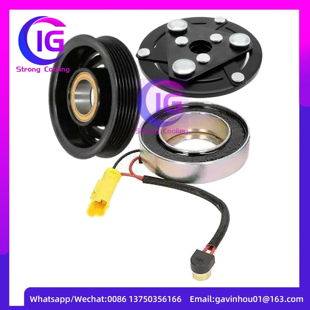 

AC Air Conditioning Compressor Clutch for Peugeot 301 1.6L CITROEN C-Elysee JSR11T602078 9676011680 9806599380 CF002-1412