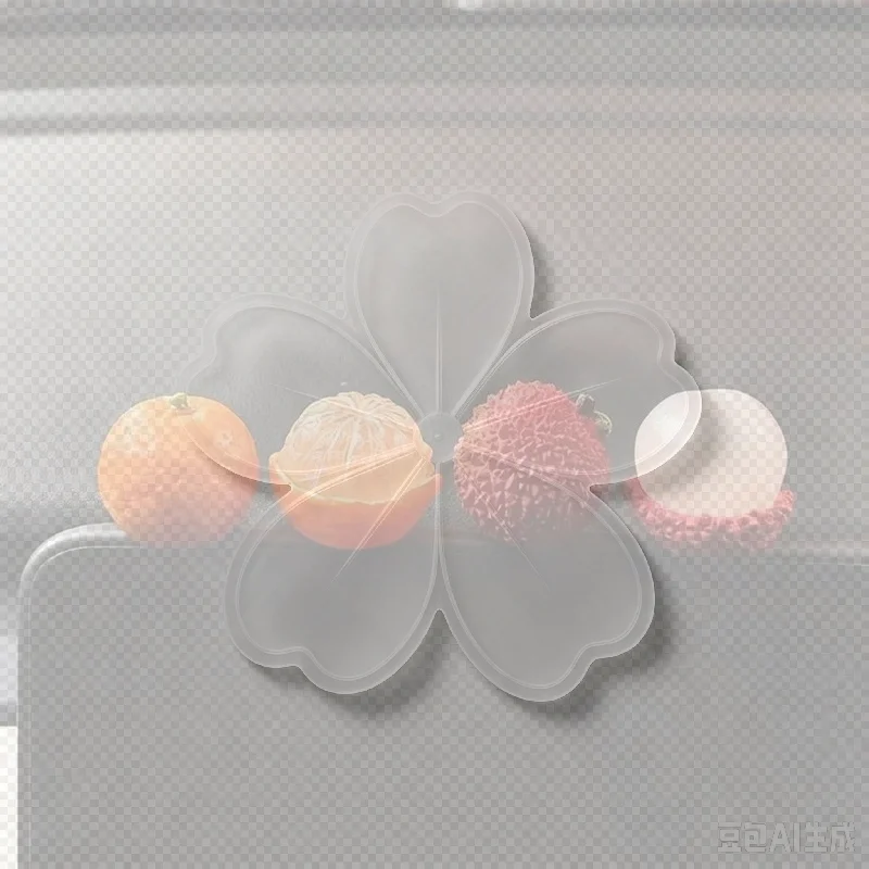 4Pcs Creative Cartoon Orange Lychee Car Ornament  Series Center Console Display Screen Decoration
