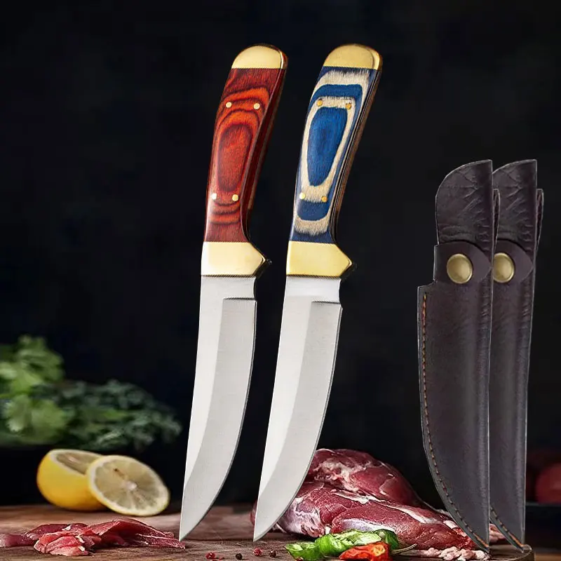 Faca de cozinha de aço inoxidável Faca de desossar Fruta Prático Chef's Slicing Pão Faca de cozinha 1Pc