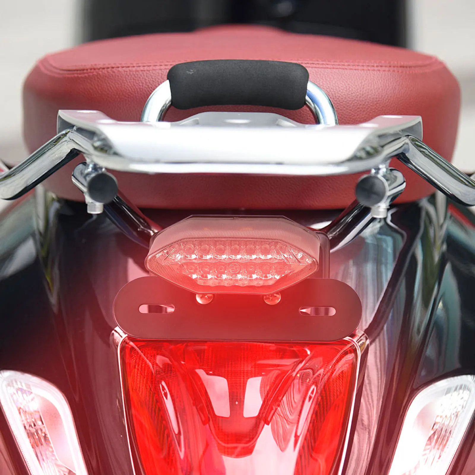 Retro Tail Light Motorcycle Rear Brake Bracket Plastic ATV Accessories Universal Fit Long Lasting Durable Simple - Image 4