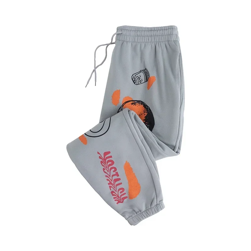 2025 الخريف الشتاء الكرتون الجمجمة المطبوعة Y2K Harajuku الشارع الشهير Sweatpants السراويل Sweatpants غير رسمية Y2K النساء Sweatpants ركض #2