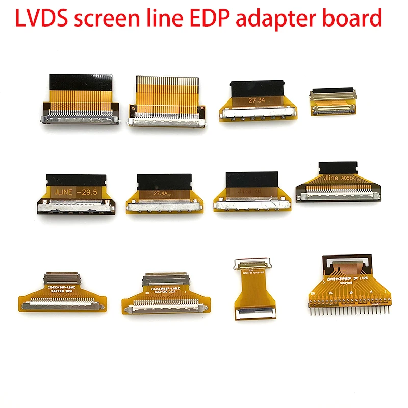 

1Pcs/lot LVDS screen line EDP adapter board FIX 30P to FPC 30P/51P 1.0mm/0.5MM flexible cable interface adapter