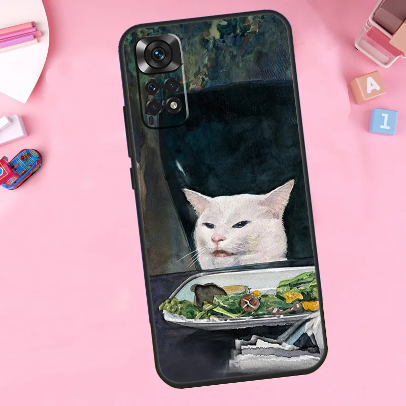 Crying Cat Memes Case For Xiaomi Redmi Note 12 11 10 8 9 Pro 9S 10S 11S 12S Redmi 12 9C 10C 12C Back Cover