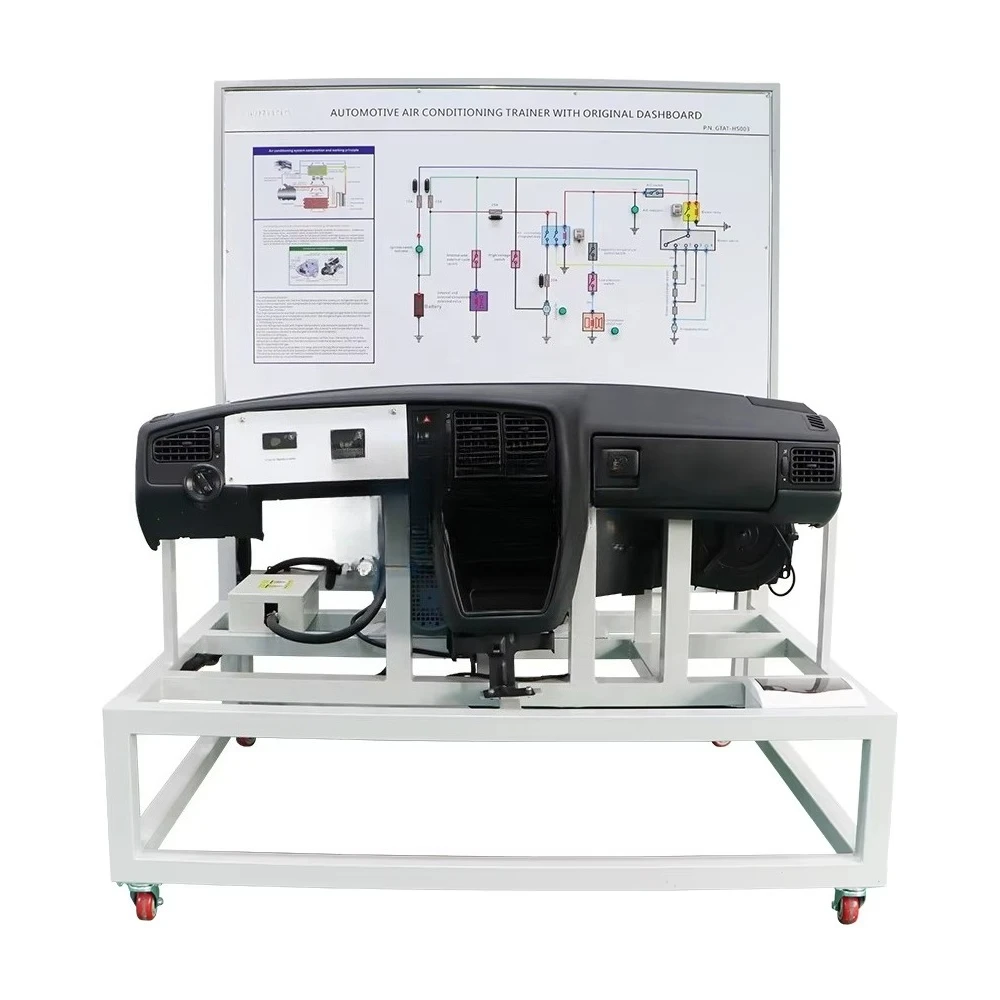 Automotive air Conditioning Trainer With Original Dashboard Automobile Educational Training Equipment for Vocational Schools