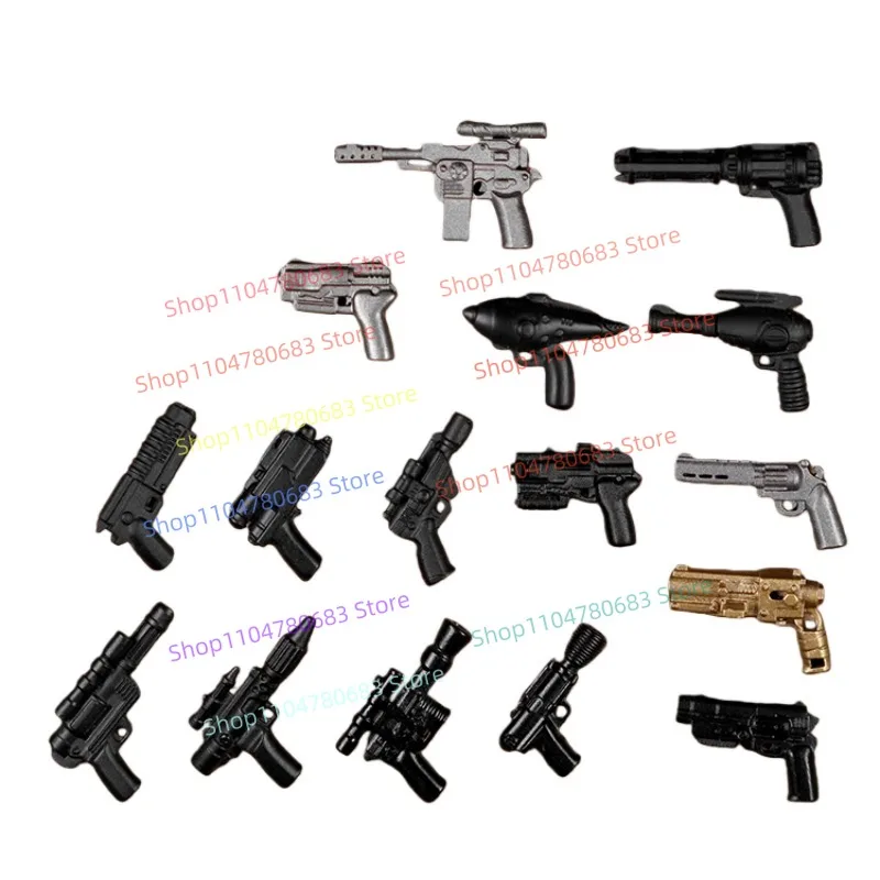 MOC Building Blocks Military Equipment Pistol Accessories Mini Figures Anime Movie Decorative Toys Gifts Hobby Collectibles