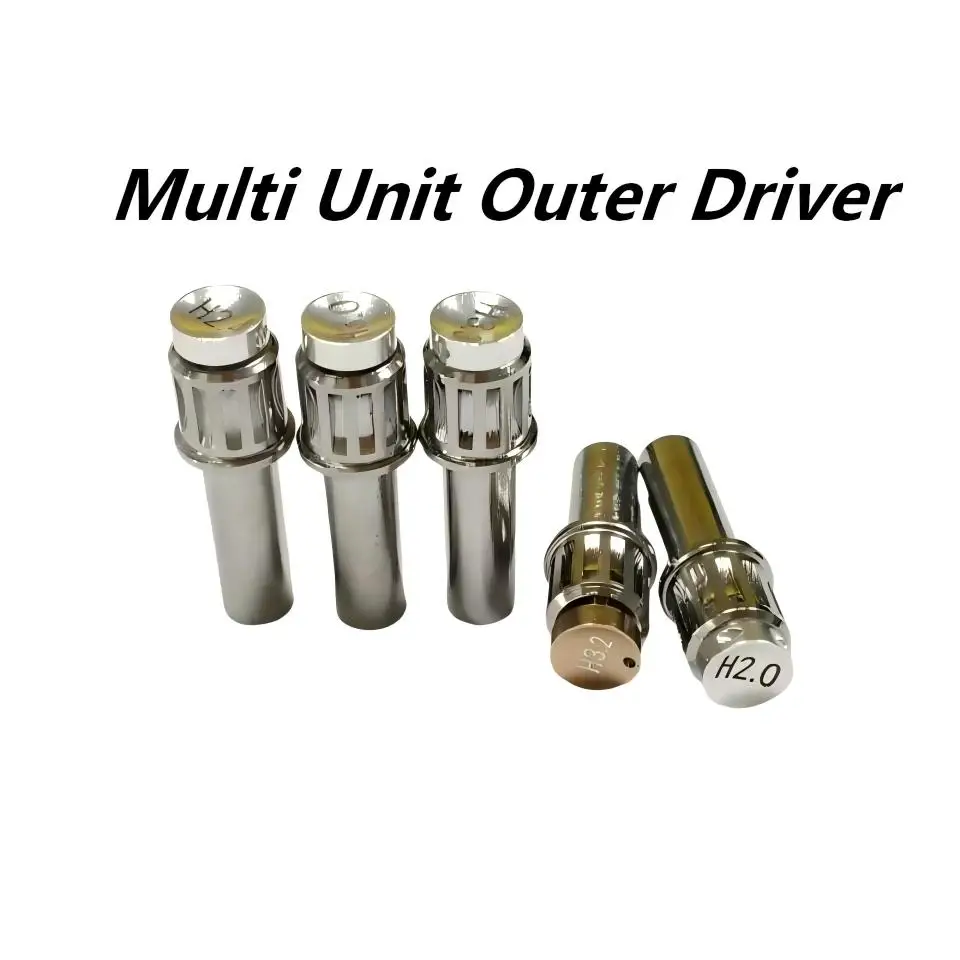 Titanium Dental Multi Unit Outer Screwdriver Driver Hex Head Insertion Tool Fit Implant Abutment Prosthetic Surgical Supply