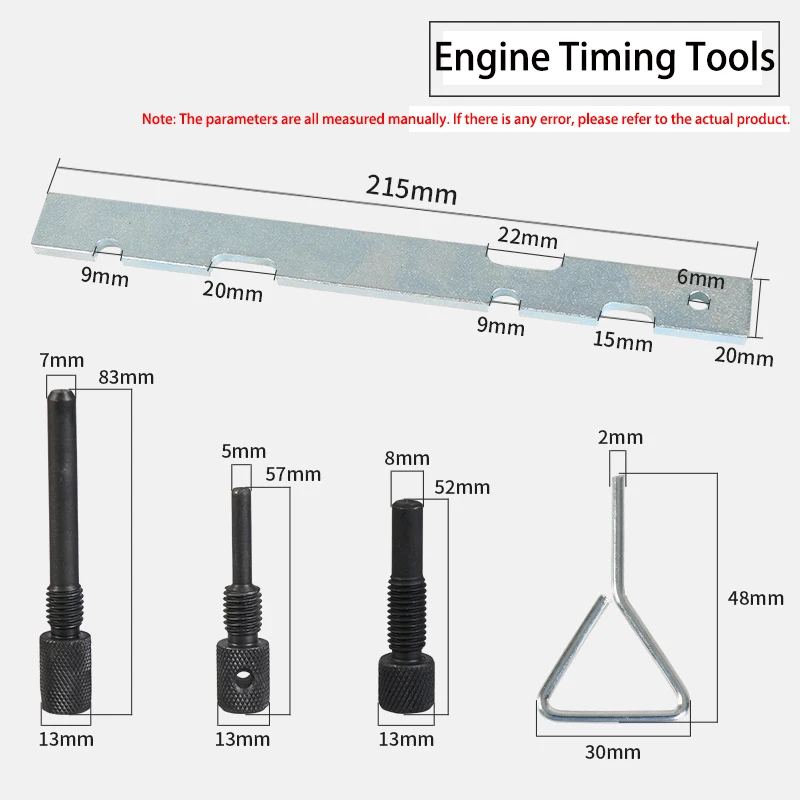 5pcs/set Camshaft Setting Locking Lock kits tool timing Pin Ford Engine Zetec Focus Puma