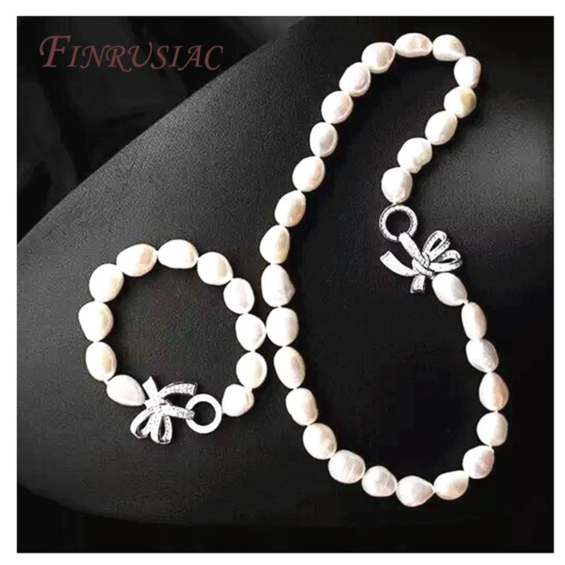 DIY Pearl Jewelry Decoration Connector Clasps 18K Gold Plated Inlaid Zircon 3 rings Bowknot Butterfly Pearl Clasps Fasteners