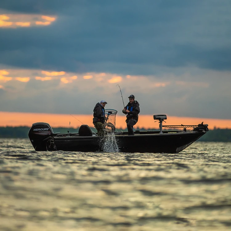 

Ecocampor New 17ft/18ft Electric Center Console Aluminum Bass Hunter Boats With Trailer