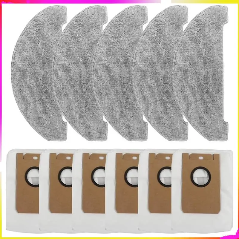 M04K لـ Cleanova W11 ملحقات مكنسة الروبوت ذاتية التفريغ كيس الغبار ممسحة القماش طقم استبدال