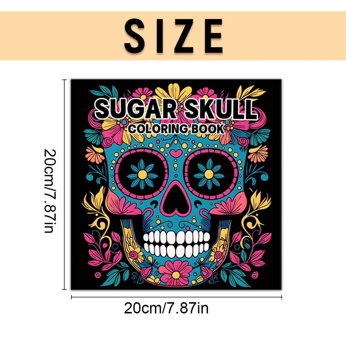 Adult Picture Book: Skull-Themed Coloring and Doodle Art for Unique Designs and Creative Expression