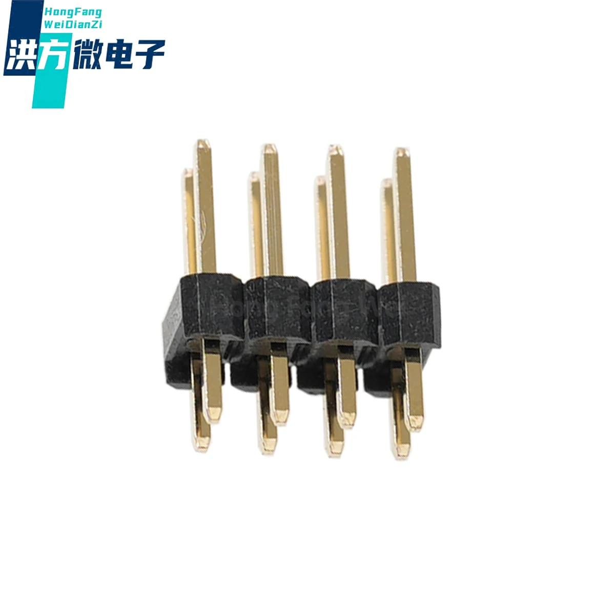 PA6T 94V-0 1U "Oro Doppia Fila Distanza dell'ago 2.54MM 2*2 pin 2*3 pin 2*4 pin 2*5 pin 2*6 pin 2*7pin 2*8pin 2*9pin 2*10 pin