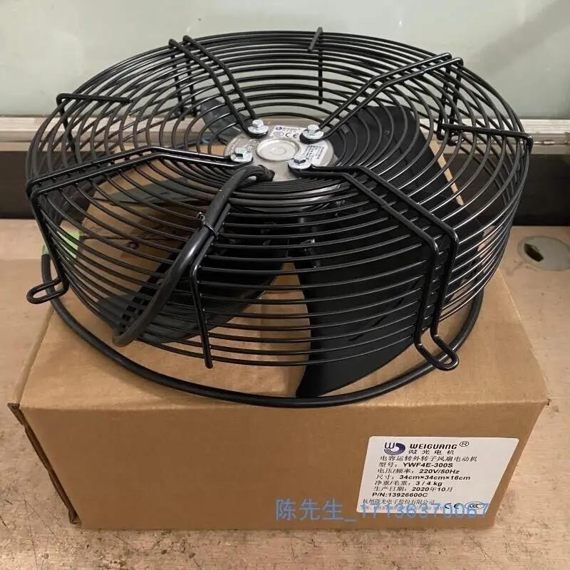 New For WEIGUANG External rotor axial fan motor YWF4E-300S cold room Fan 220V