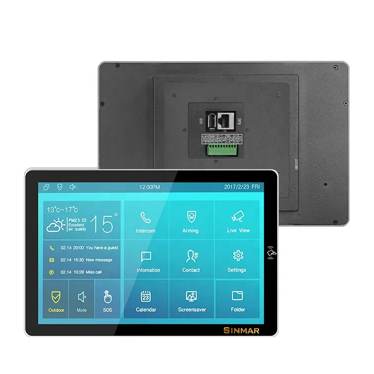 

Factory direct sales 8 10 inch metal shell inner wall Android Poe tablet LCD capacitive touch screen tablet