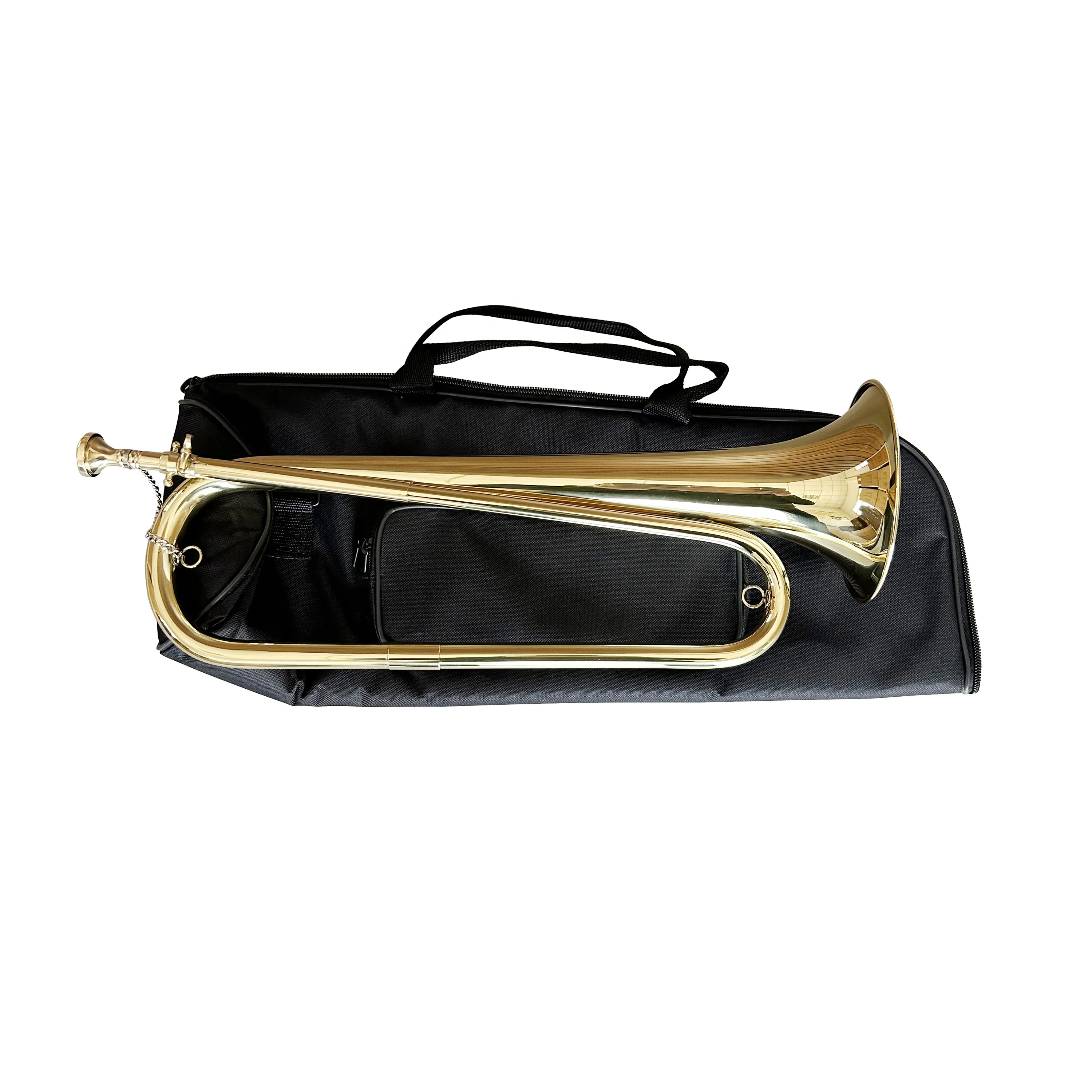 بوق ذهبي عالي الجودة JYBU601 BB لهجة مصنع جسم نحاسي رخيص مع سطح ورنيش ذهبي للطلاب