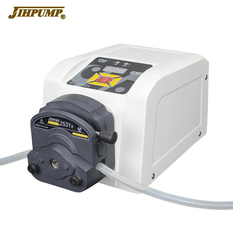 

JIHPUMP 110v 220v 100 Small Easy Load Dual Peristaltic Pump Controller Water Liquid Dosing Hose Pumps Pumping Machine Price