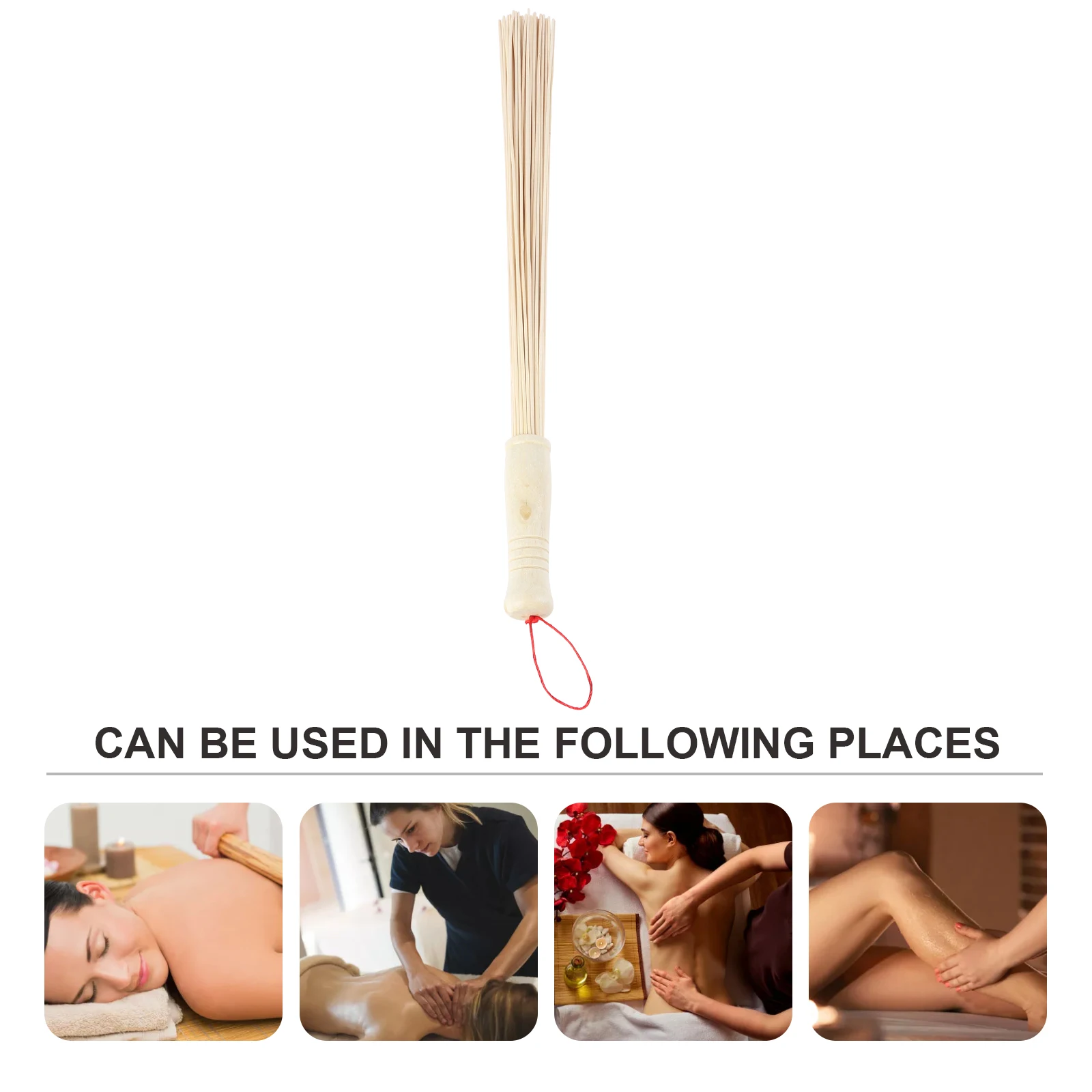 

1Pcs Portable Bamboo Massage Stick for Fatigue Relief and Blood Circulation Improvement Full Body Muscle Massager Ideal for Home
