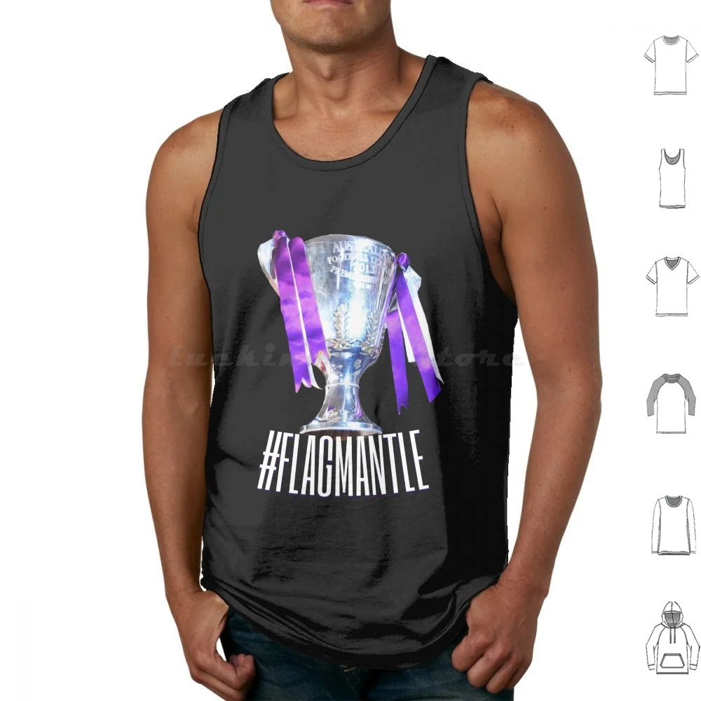 Flagmantle Cup Tank Tops Print Cotton Australia Afl Sport Freo Fremantle Fremantle Deagan Duckworth Freohub Bigdeagz