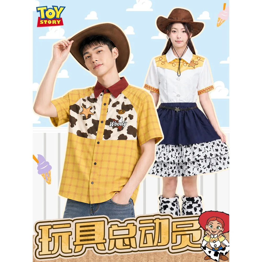 Disfraz de Jessie de Toy Story de Disney, disfraz de vaquera para adultos, juego de rol para Halloween, Navidad, fiesta de disfraces