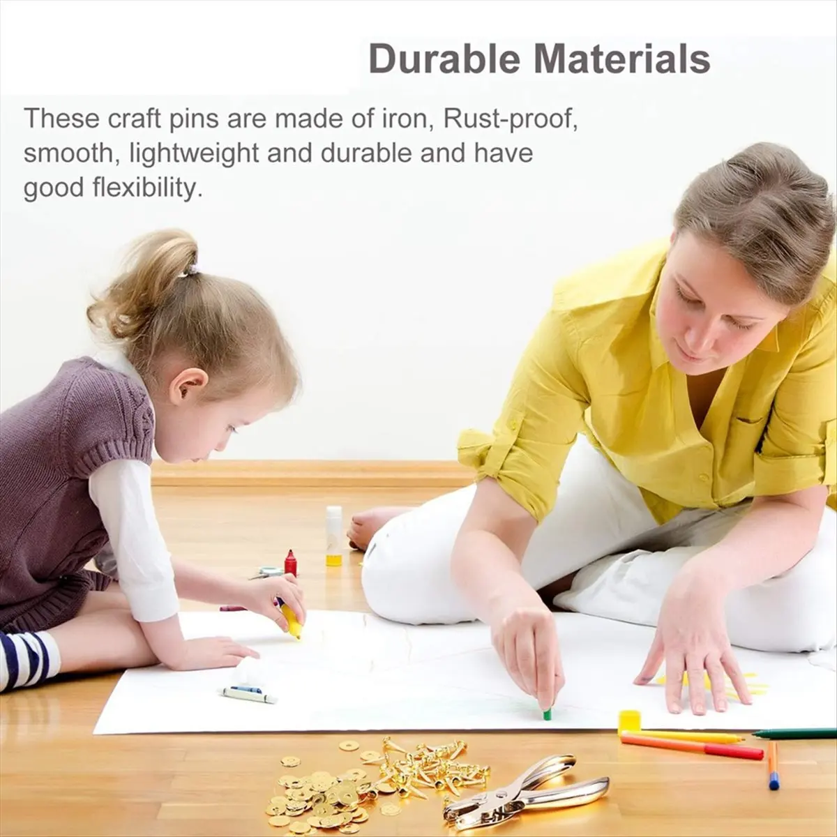 A78I 300 Pieces 3/4 Inch Brass - Paper Punch 3 Hole recension och pris