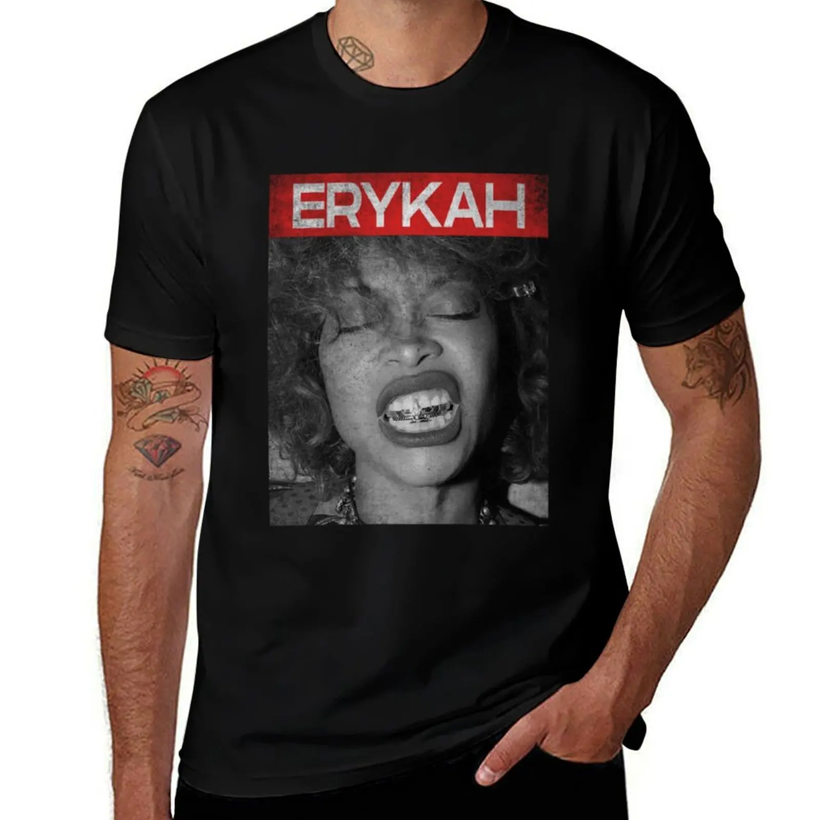 

Erykah Badu T-Shirt Casual Simple Design Short Sleeve Shirt