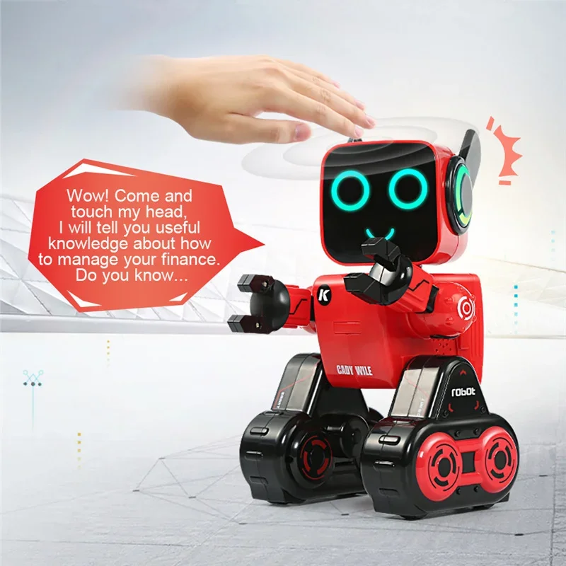 R4 Robot intelligente Conversazione vocale intelligente Programmabile Canto Parlante Robot interattivo Robot RC per bambini Giocattolo educativo