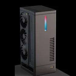 XIKII INDUSTRY FF04 Customize vertical computer case Black,Bilibili Produce (C) Port,Mini Cabinet,Aluminum Alloy