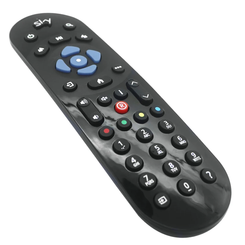 جهاز تحكم عن بعد عالمي جديد بالأشعة تحت الحمراء لوحدة تحكم Sky Q Box TV Top Box URC-168001-00R00 (مع دليل المستخدم)