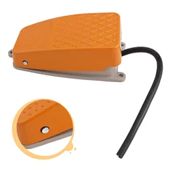 Brand New High Quality Foot Switch Electric Pedal Single Pole Double Thro 1 PC 10A 15cm Momentary Multi Purpose