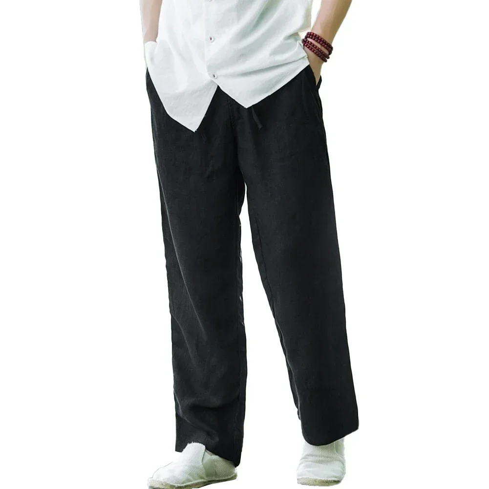 

Men Pants Pants Long Trousers Loose Mens Sport Straight Yoga Baggy Casual Drawstring Elasticated Gym Affordable